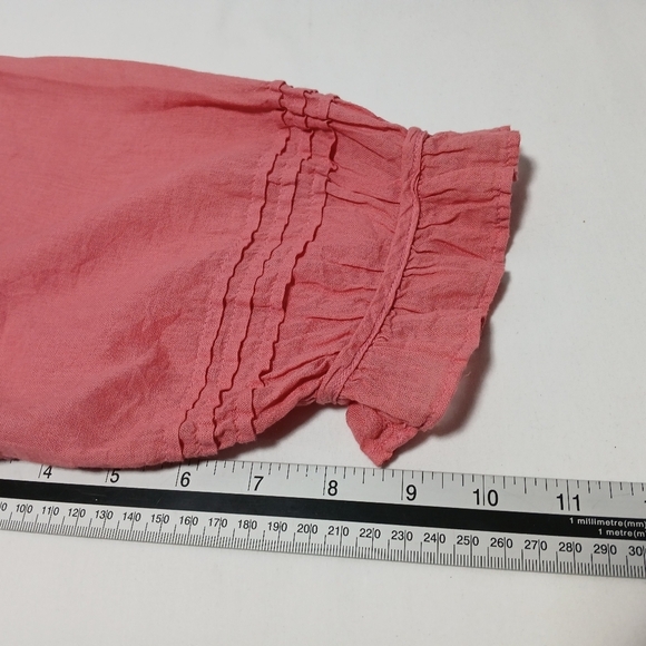 JPand Mattie Madaline Ruffle And Lace Shirt. Size S - Picture 6 of 8